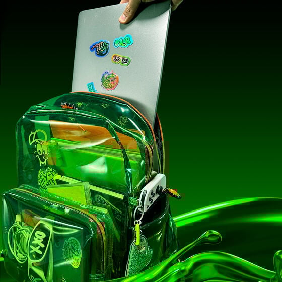 Mochila Transparente Totto Ferxxo Verde image number 5